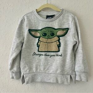 Star Wars 3T yoda toddler boy sweater